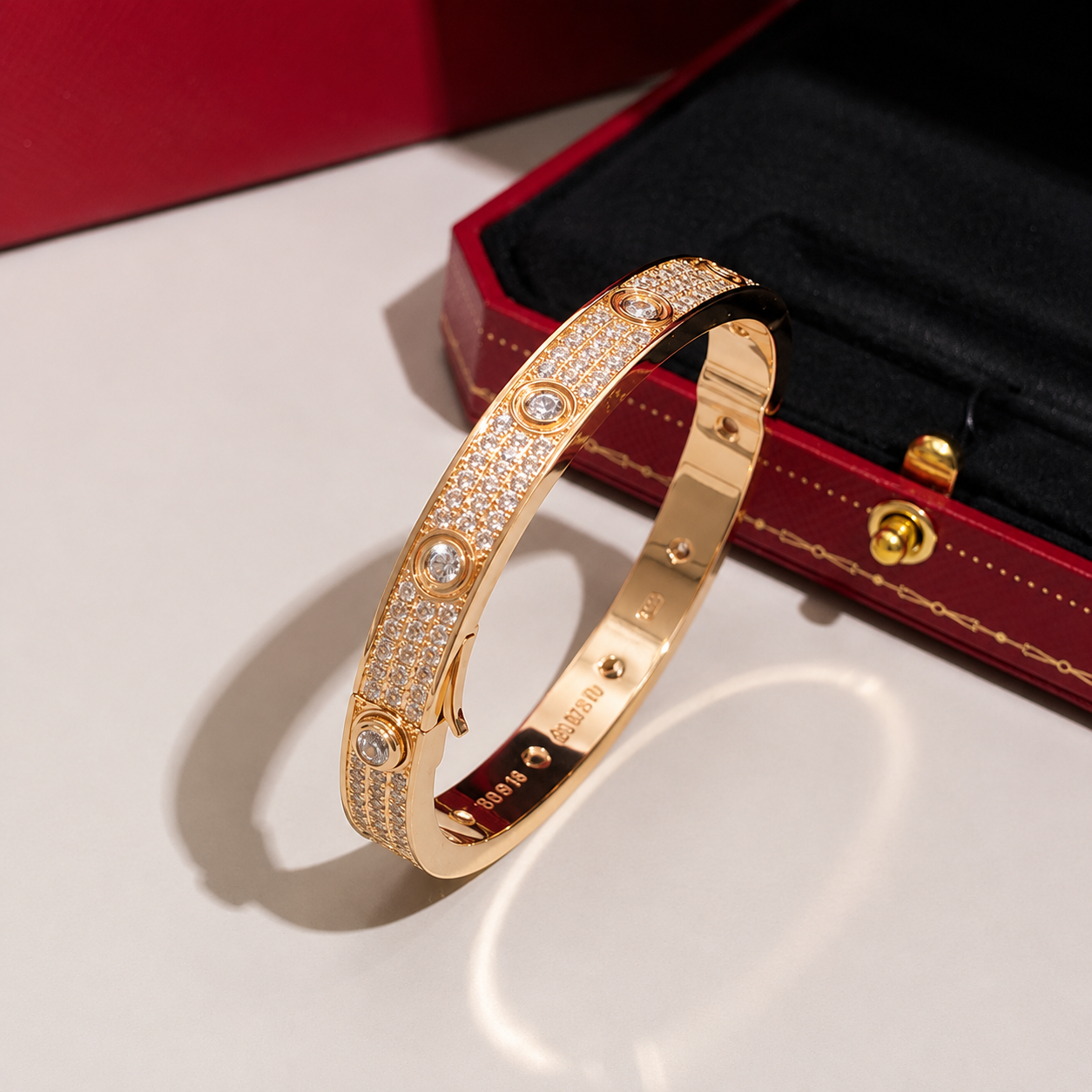Love Diamonds Paved Bracelet
