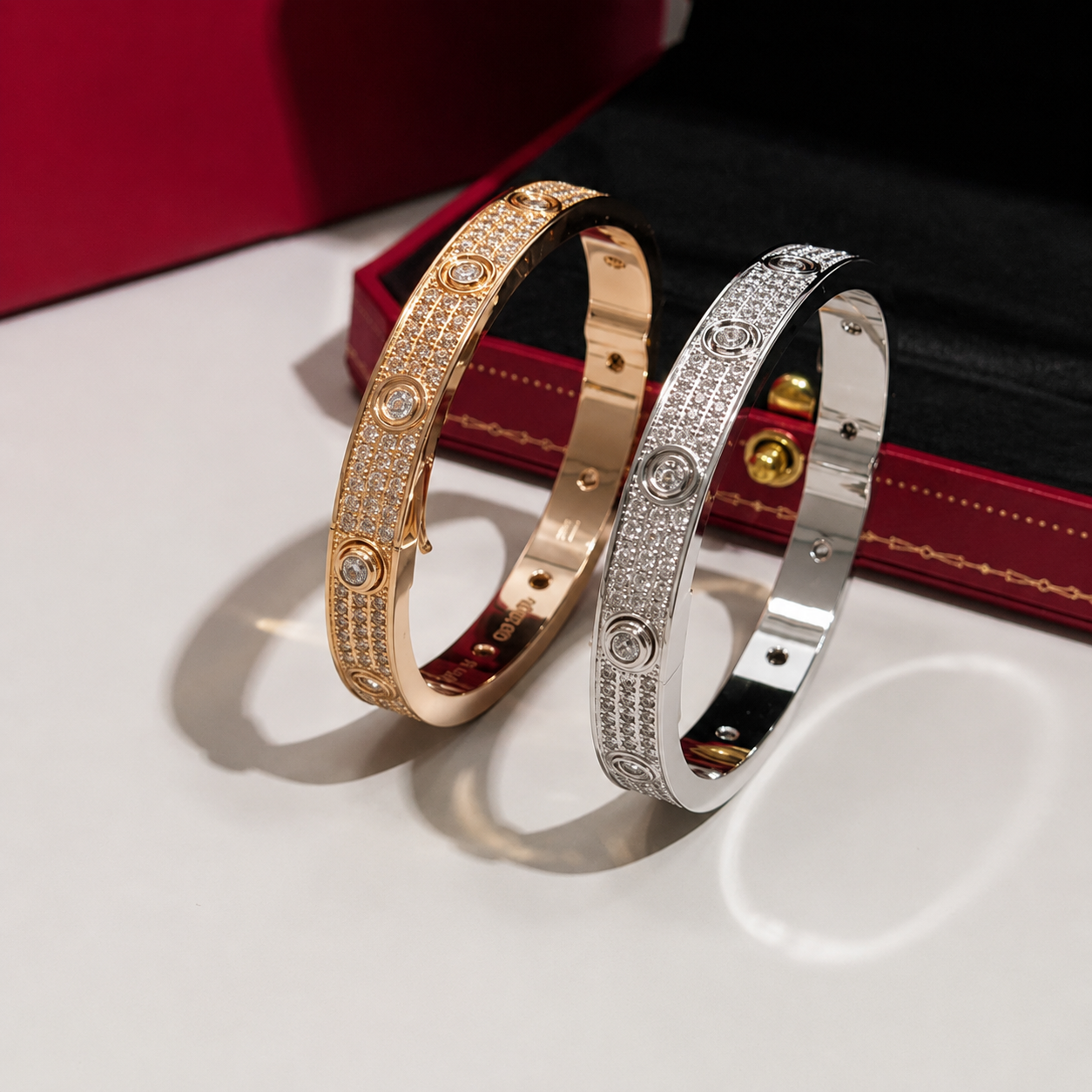 Love Diamonds Paved Bracelet