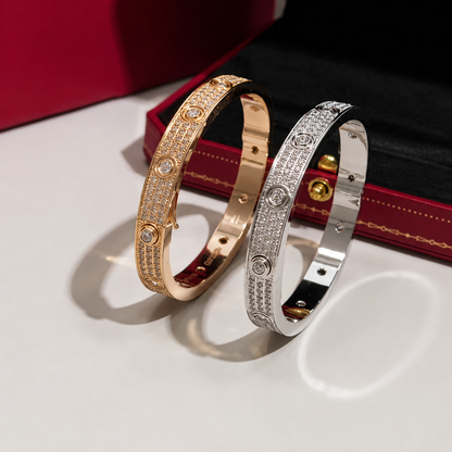 Love Diamonds Paved Bracelet
