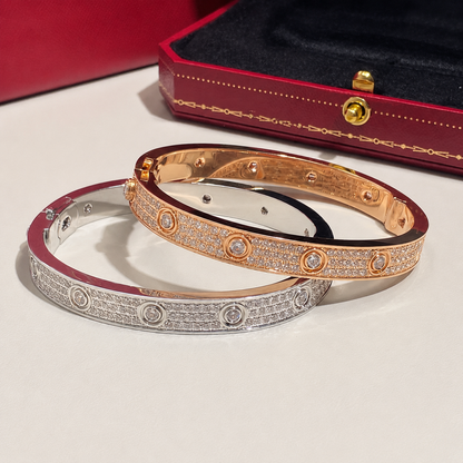 Love Diamonds Paved Bracelet