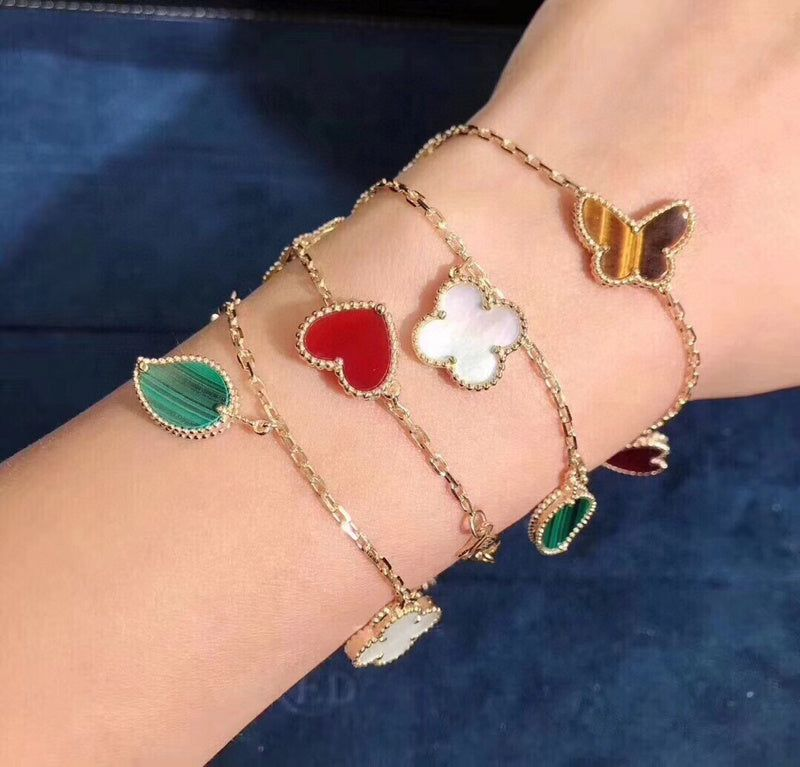 Lucky Clover 4 Motifs Bracelet