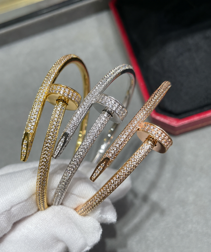 Juste Un Clou Pavé Diamonds Bangle Bracelet