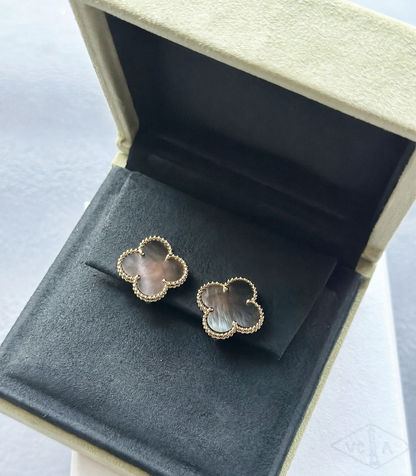 Vintage Alhambra Grey Earrings