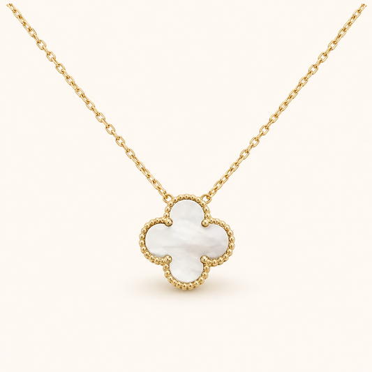 Vintage Mother of Pearl Pendant Necklace