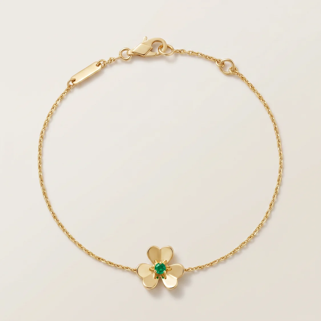 Frivole Emerald Clover Bracelet