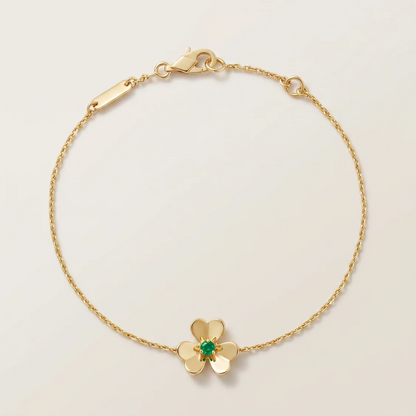 Frivole Emerald Clover Bracelet