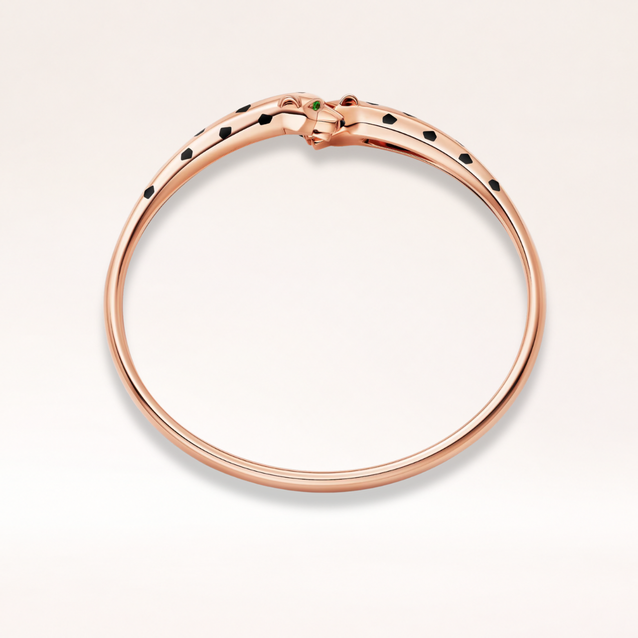 Panther Twin Head Open Bracelet