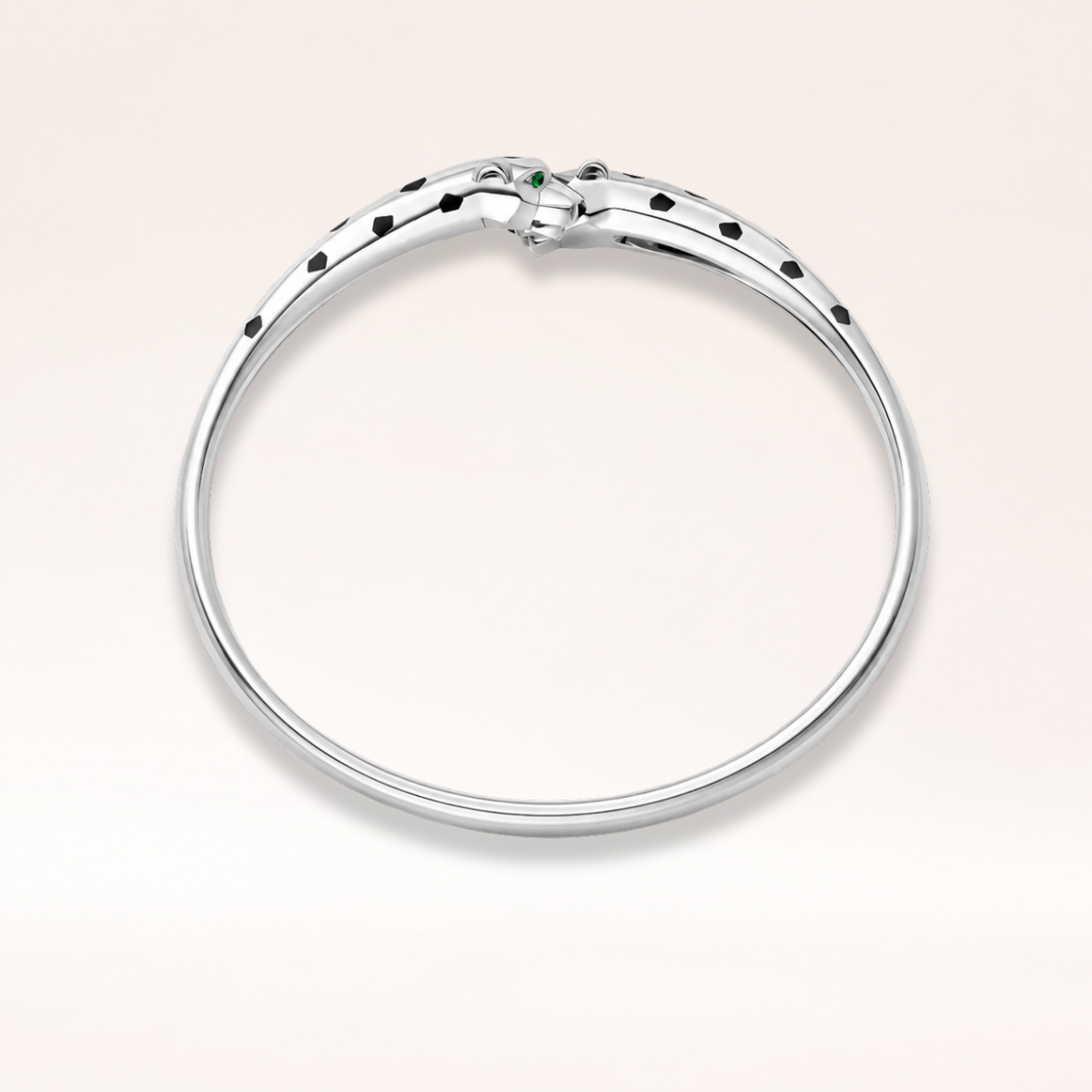 Panther Twin Head Open Bracelet