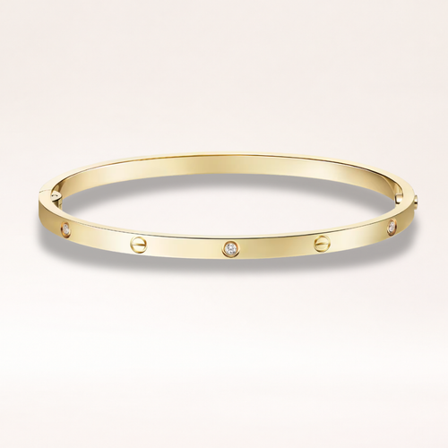 Love Bracelet Small Model 6 Stone Accents