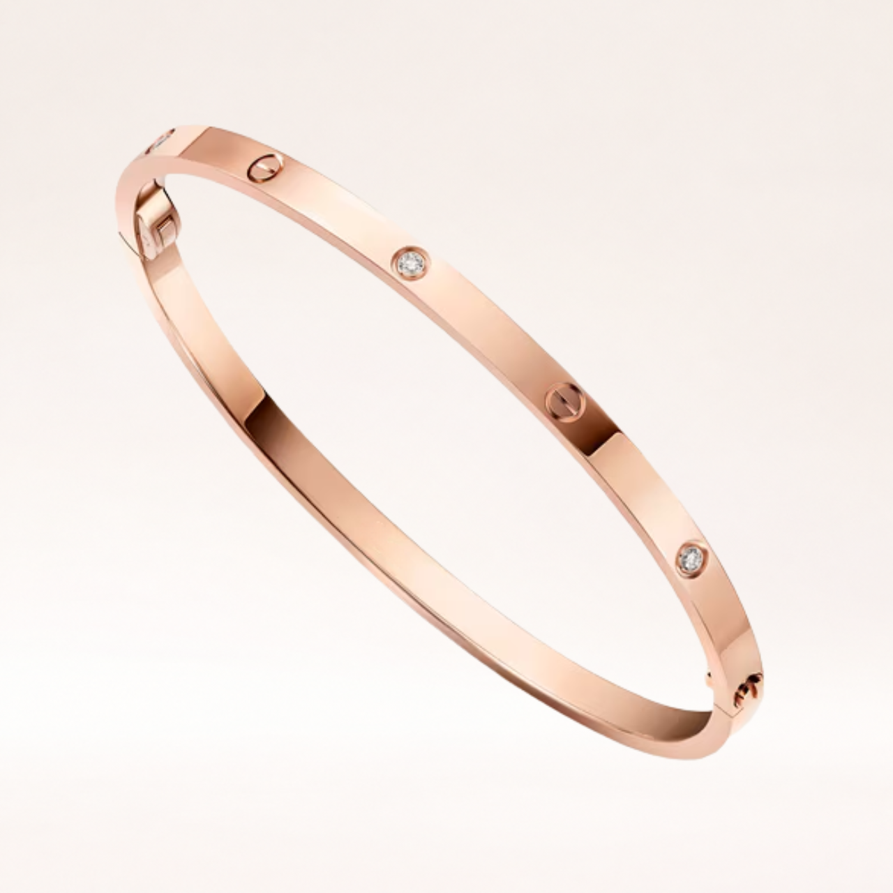Love Bracelet Small Model 6 Stone Accents