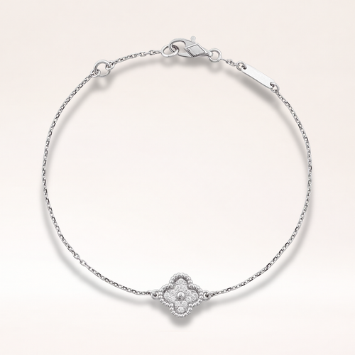 Sweet Bracelet 1 Motif Pavé Clover