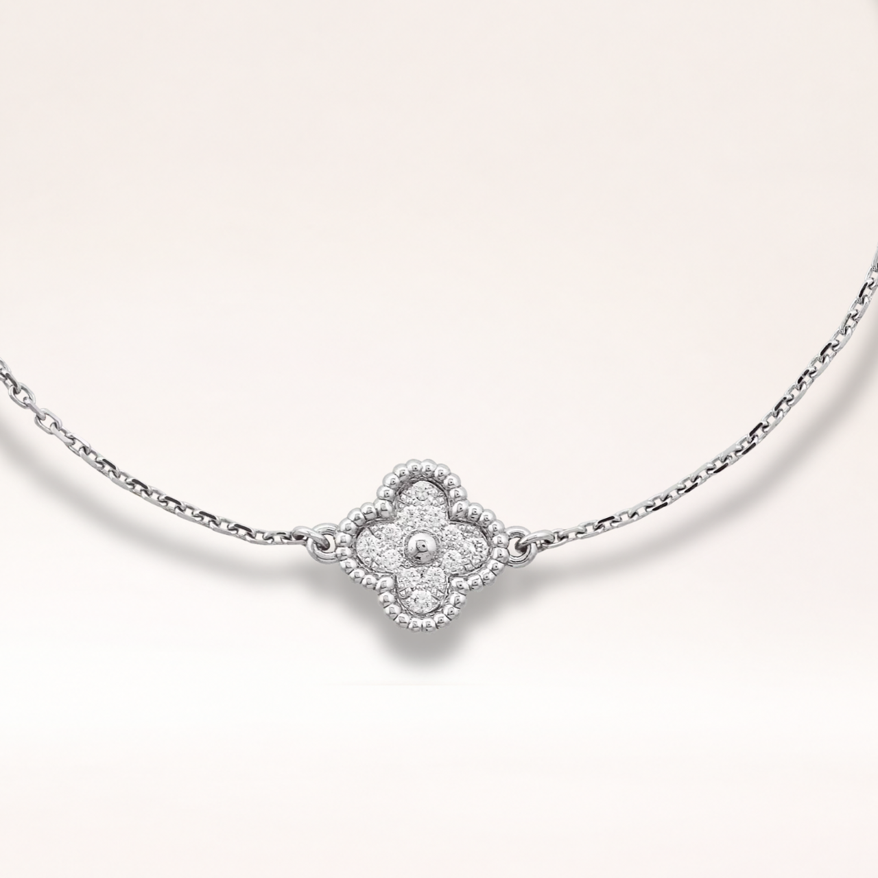 Sweet Bracelet 1 Motif Pavé Clover