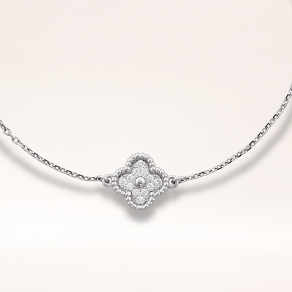 Sweet Bracelet 1 Motif Pavé Clover