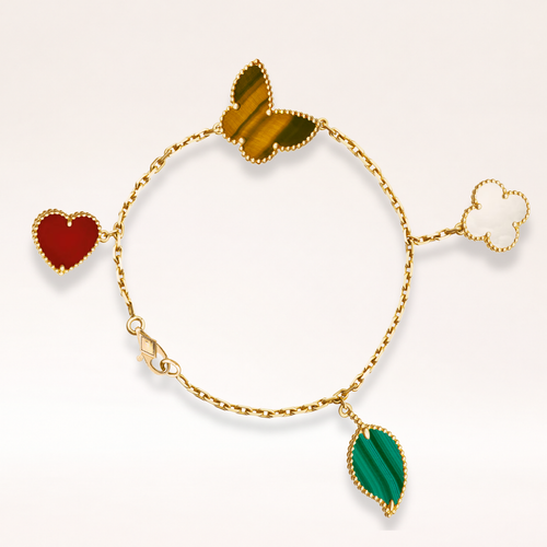 Lucky Clover 4 Motifs Bracelet
