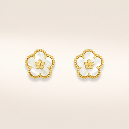 Spring Blossom Mother of Pearl Earrings