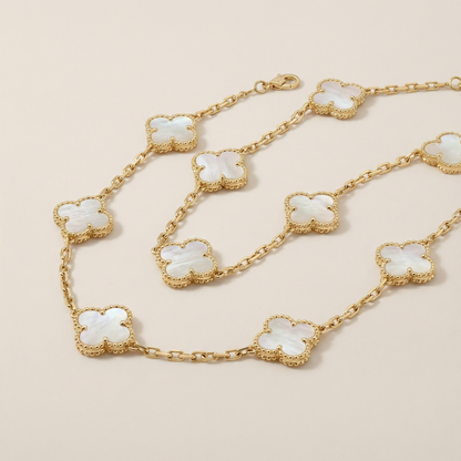 Alhambra 10 Motifs Mother Of Pearl Necklace