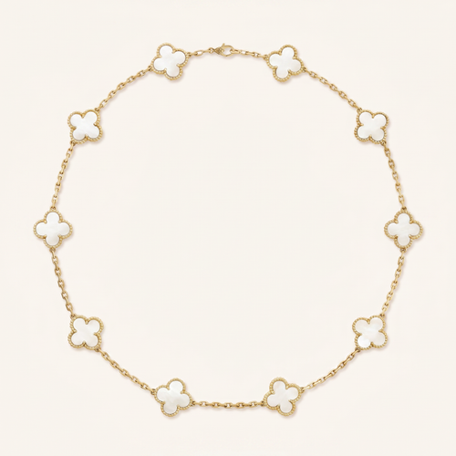 Alhambra 10 Motifs Mother Of Pearl Necklace