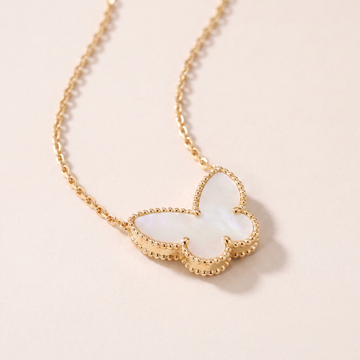 Alhambra Butterfly Charm Necklace