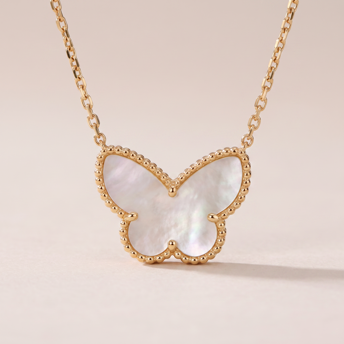 Alhambra Butterfly Charm Necklace