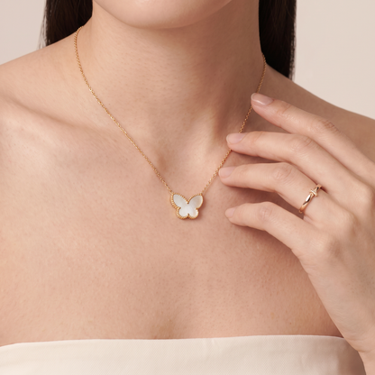 Alhambra Butterfly Charm Necklace