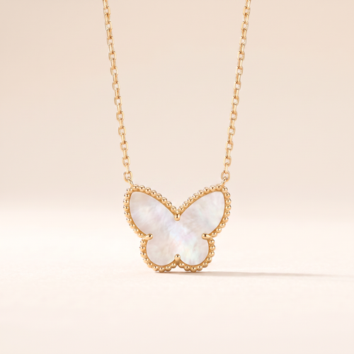 Alhambra Butterfly Charm Necklace
