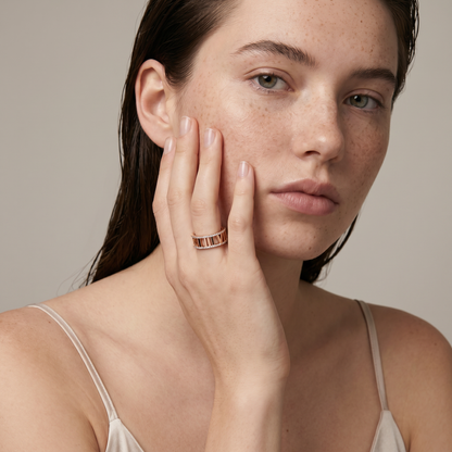 Atlas Roman Numeral Ring