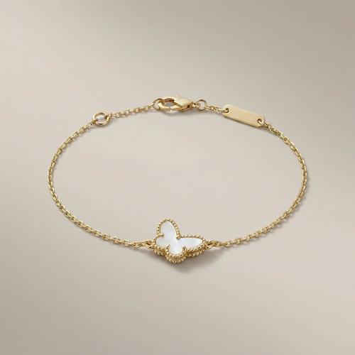 Lucky Alhambra Butterfly Pendant Bracelet
