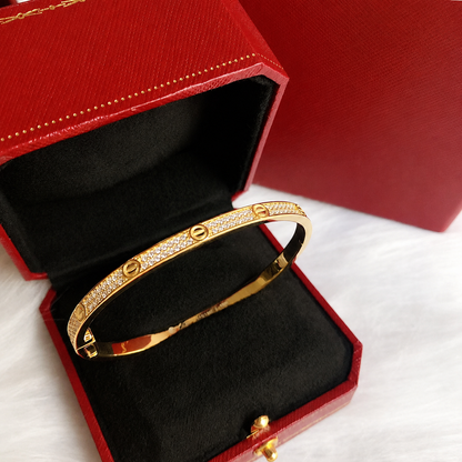 Small Love Diamonds Paved Bracelet