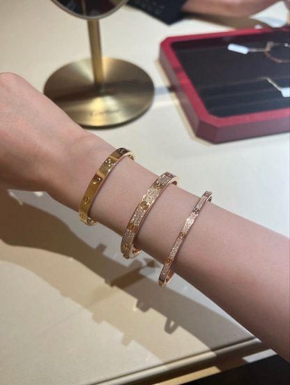 Small Love Diamonds Paved Bracelet
