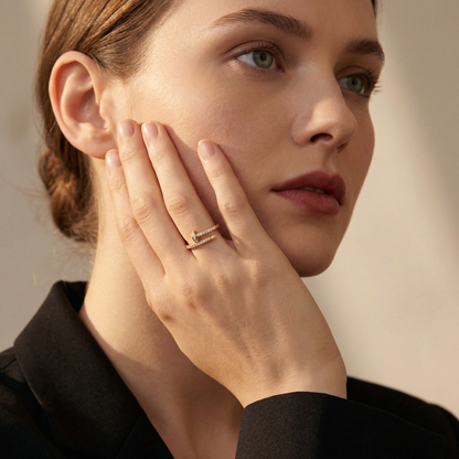 Clou Pavé Ring