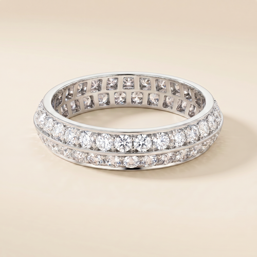 Couture Eternity Wedding Pavé Diamonds Band Ring