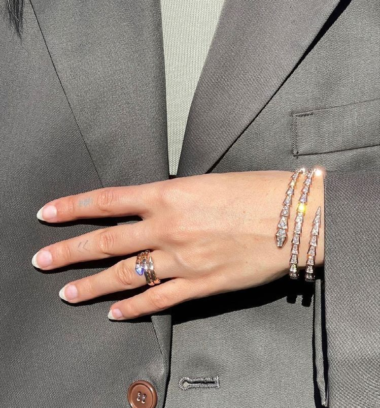 Serpenti Pavé Diamonds Double Wrap Bracelet