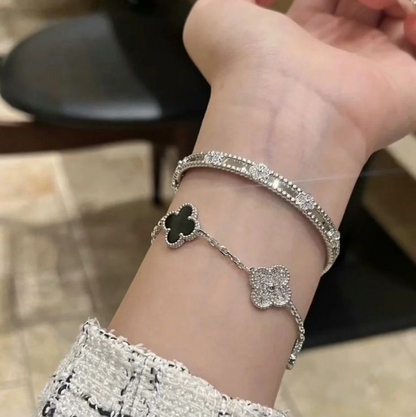 Perlée Sweet Clovers Pavé Bracelet