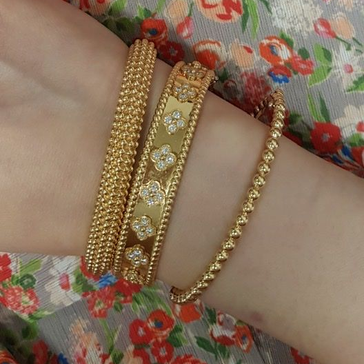 Perlée Beaded Bangle Bracelet