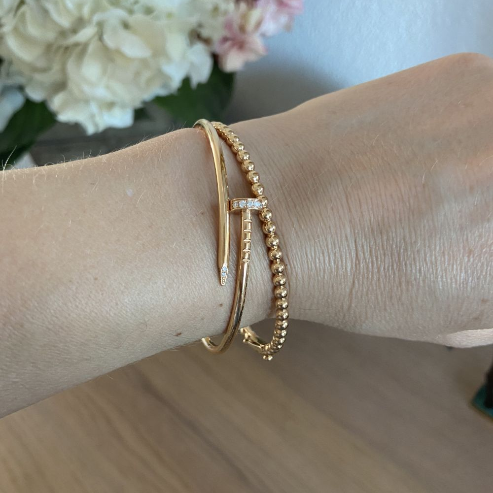 Perlée Beaded Bangle Bracelet