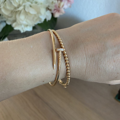 Perlée Beaded Bangle Bracelet