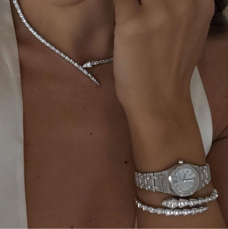 Serpenti Pavé Diamonds Wrap Bracelet