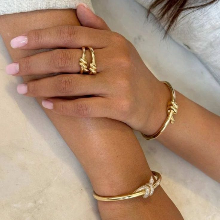 Knot Bangle Bracelet