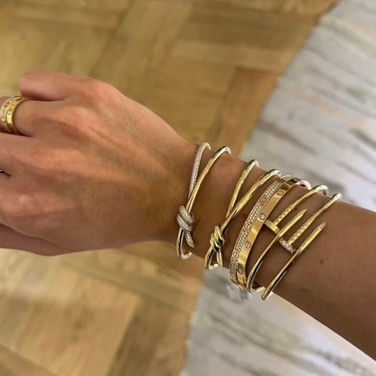 Knot Bangle Bracelet