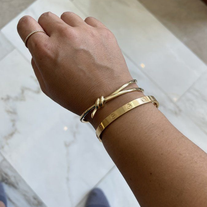 Knot Bangle Bracelet