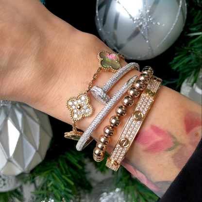 Juste Un Clou Pavé Diamonds Bangle Bracelet