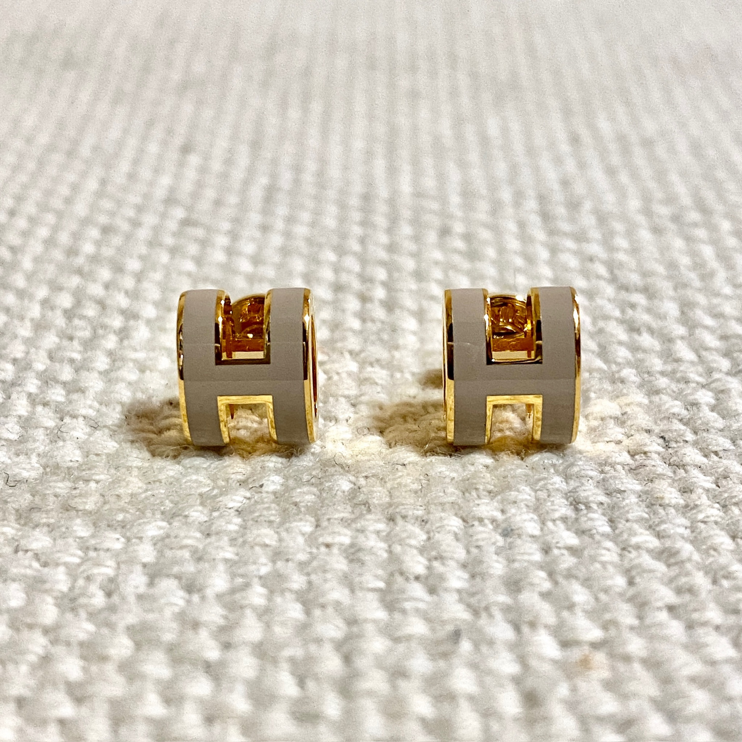 Mini Pop H Hoop Earrings