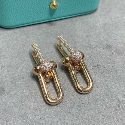 HardWear Large Link Pavé Earrings