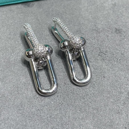 HardWear Large Link Pavé Earrings