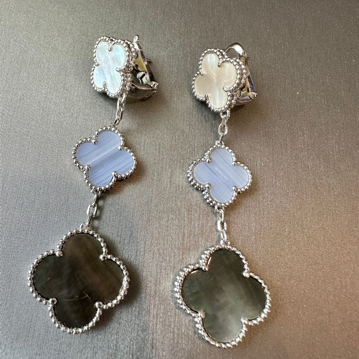 Magic Alhambra Three Motifs Earrings