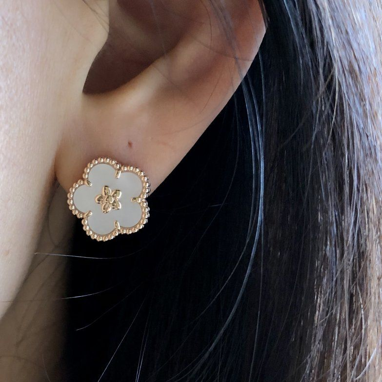 Spring Blossom Mother of Pearl Earrings