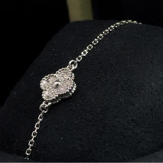Sweet Bracelet 1 Motif Pavé Clover