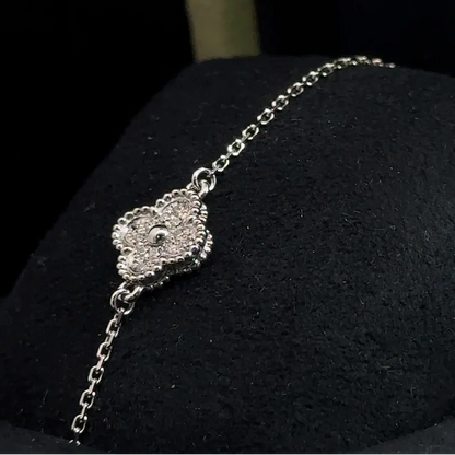 Sweet Bracelet 1 Motif Pavé Clover