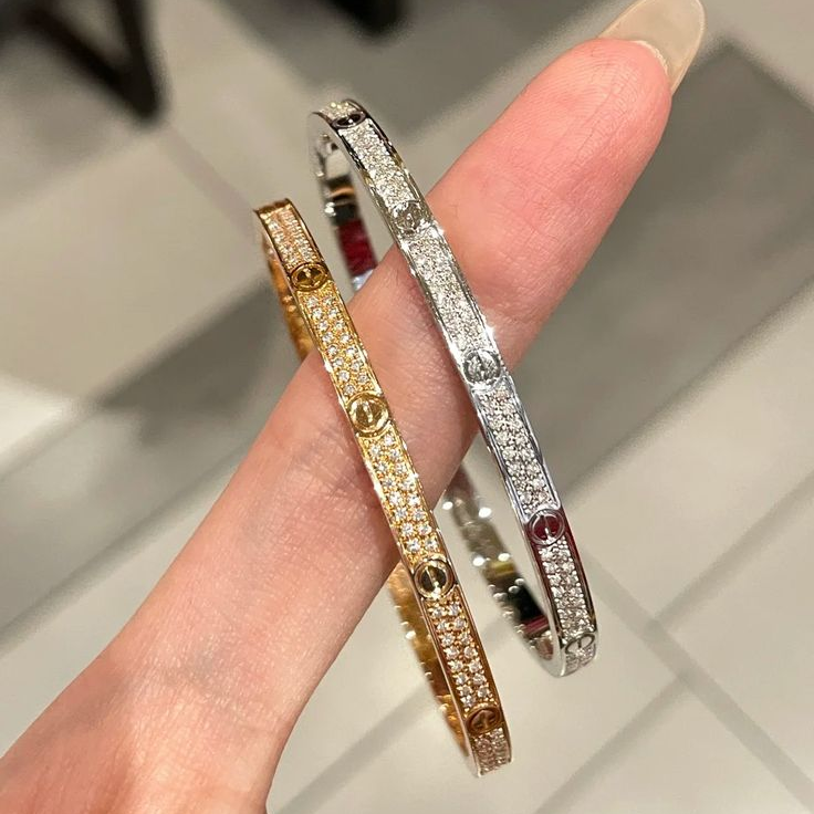 Love Bracelet Small Model Pavé Style
