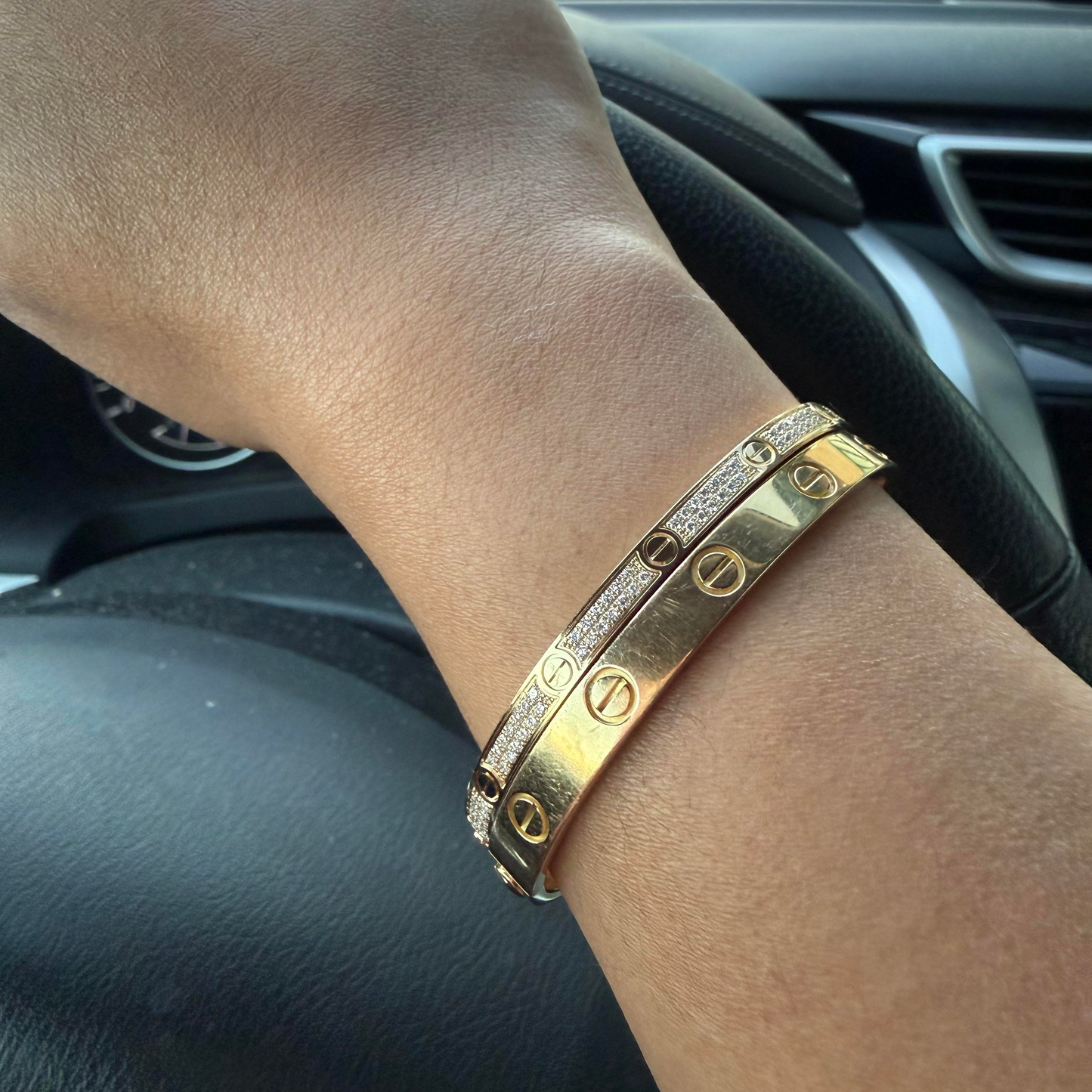 Love Bracelet Small Model Pavé Style